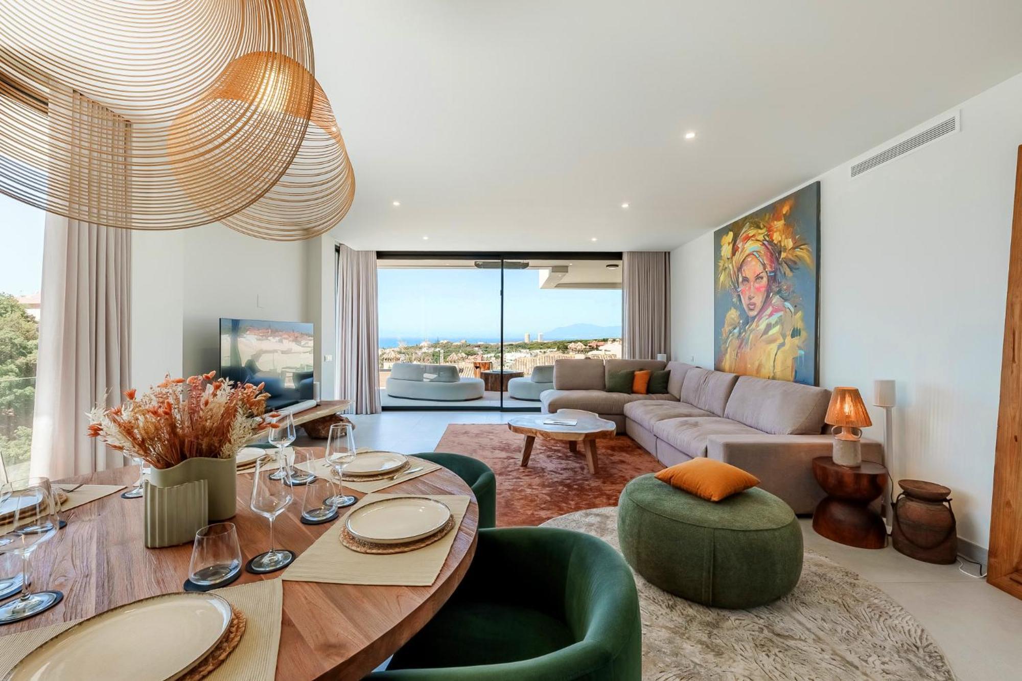 Appartamento Vida - Luxury Panorama Seaview Penthouse In Organic-boho Design With Pool, Gym,